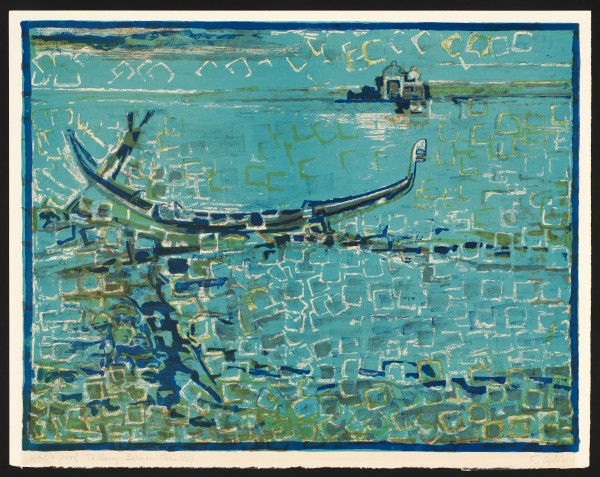Venetian Gondola by Françoise Gilot