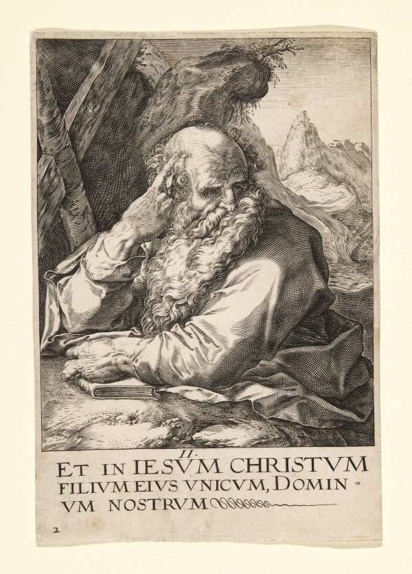 Christ, the Twelve Apostles (2: Saint Andrew) - Copy by Hendrik Goltzius
