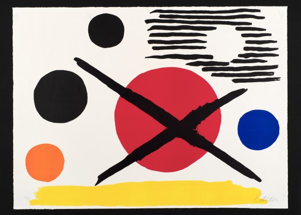 La Croix Sur Le Soleil by Alexander Calder