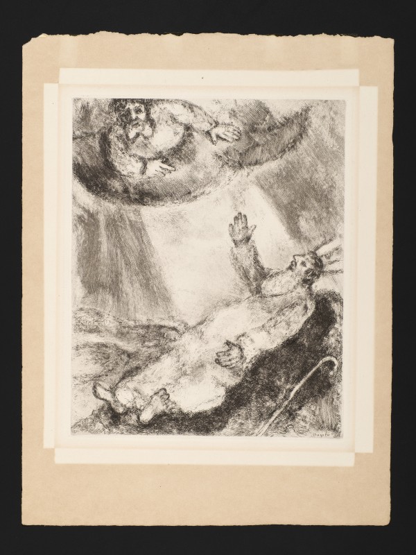 Death of Moses (from the Bible Series Portfolio) by Marc Chagall