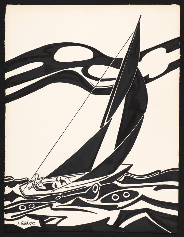 At One with Sea and Sky by Françoise Gilot