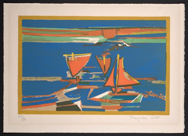 Red Sails in the Sunset by Françoise Gilot