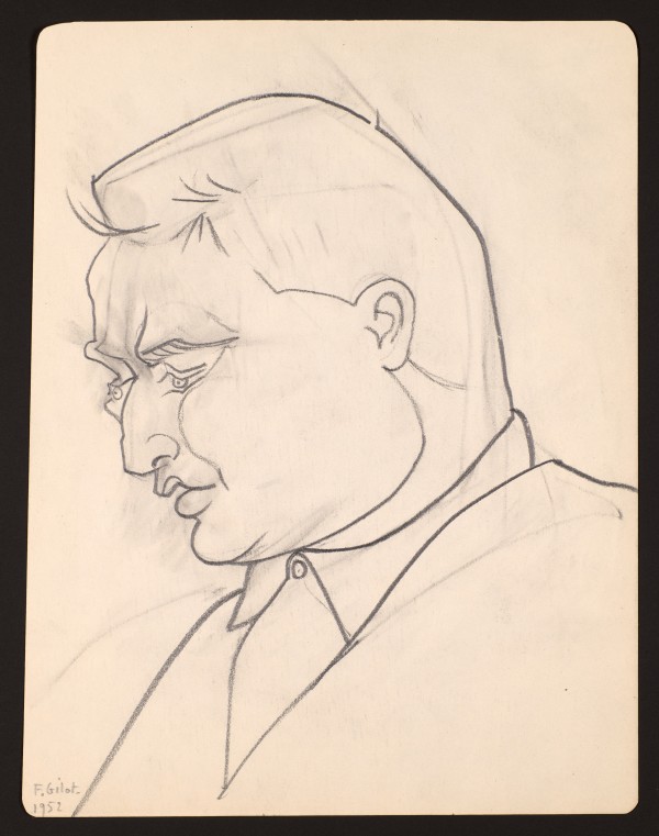 Study for Edward Pignon II by Françoise Gilot