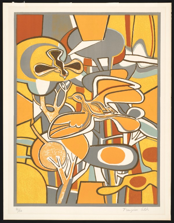 Birds in the Forest II by Françoise Gilot