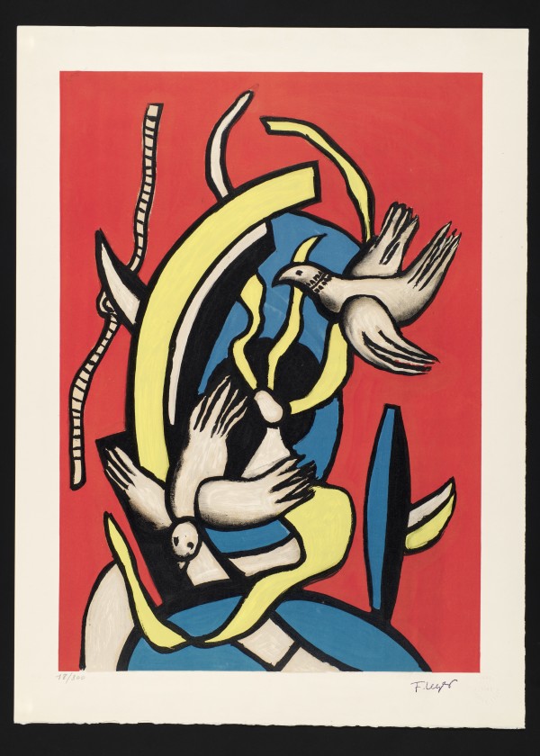 Untitled (doves) by Fernand Léger