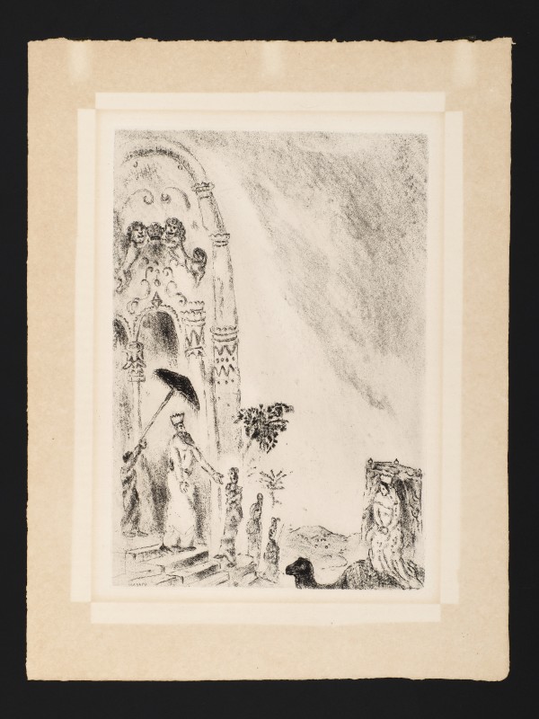 Queen of Sheba (from the Bible Series Portfolio) by Marc Chagall