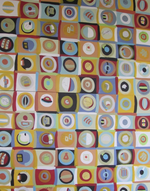 Braveheart: In the Style of Wassily Kandinsky by Anita Lee Stokey