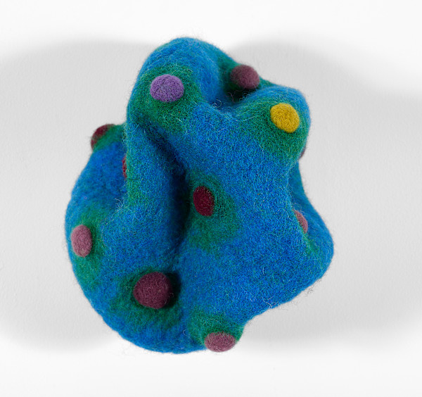 Blue Mushroom by Ann Vollum