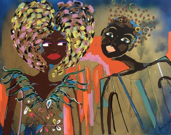 "While They Waitin', We Conversatin'" by Susan Ragland