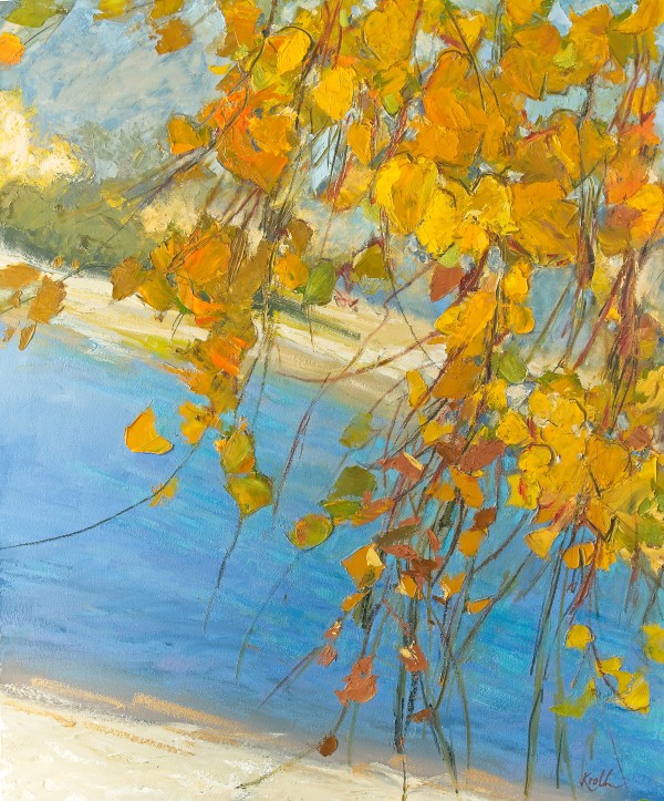 Cascade Into Fall by Deanne Kroll