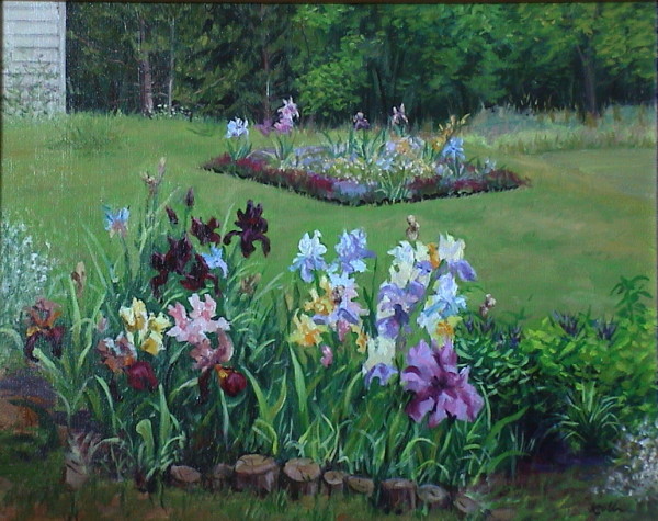 Iris Garden by Deanne Kroll