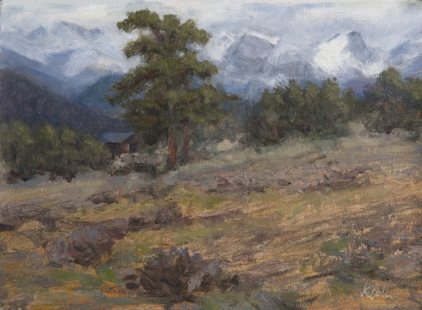 Estes White Peaks View by Deanne Kroll
