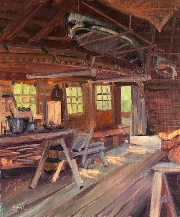 Canoe Workshop Grand Portage, MN by Deanne Kroll