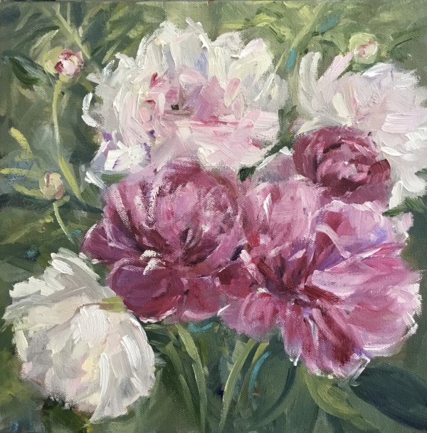 Spring Peonies by Kathleen Bignell