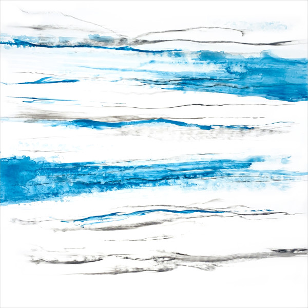 Finding the Calm: Blue Gray by Kathleen Greco Studio