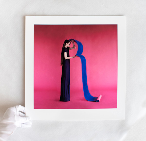 Synesthetic Letters: R 30 x 30 cm 4/88 by Dasha Pears, Image 1.