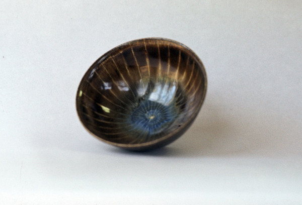 Blue Gloss Glaze Ceramic Bowl