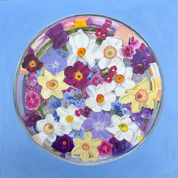 Spring Flowers Kaleidoscope by Nicola Currie, Image 1.