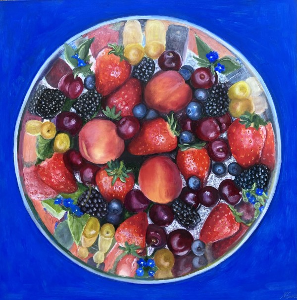 Summer Fruits Kaleidoscope by Nicola Currie
