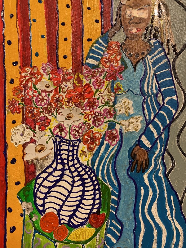 Lady In A Blue Robe by Kym Debra Cooper