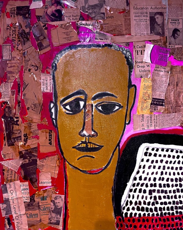 Black Man In the News by Kym Cooper by Kym Debra Cooper