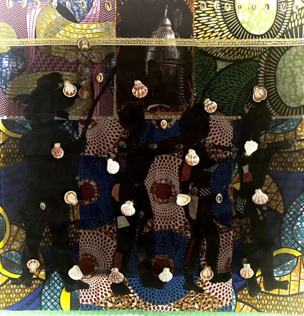 Walking to the Slave "castle” after Catholic baptism by Kym Cooper by Kym Debra Cooper