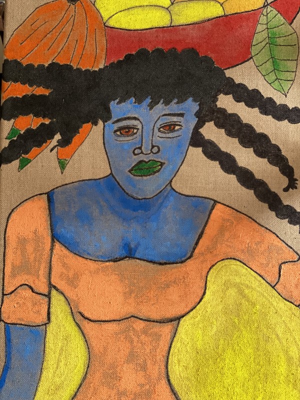 Blue Lady by Kym Cooper by Kym Debra Cooper