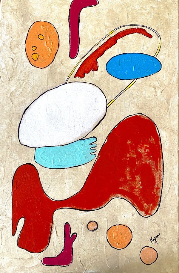 The Harmony of Abstract by Kym Cooper by Kym Debra Cooper