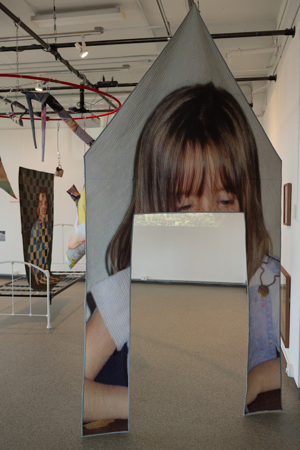 Quilt in the Shape of a Door by Charlotte Rose Eshelman