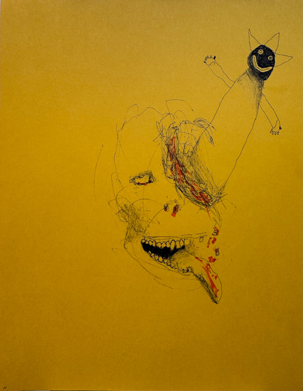 Disbelief - 10, (one belief too - wet work - god is waiting) by Timothy Nero Studio