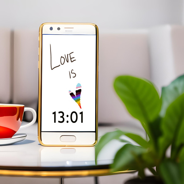 Love is Love Phone Lock Screen by Meli and Rose