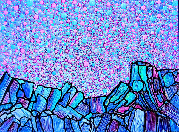 A Spectrum of Blue and Purple by Rachael LaMielle, Image 4.