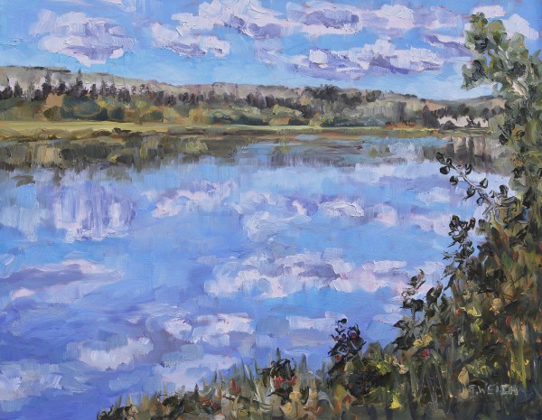 Early Fall on the Stuart River by Terrill Welch
