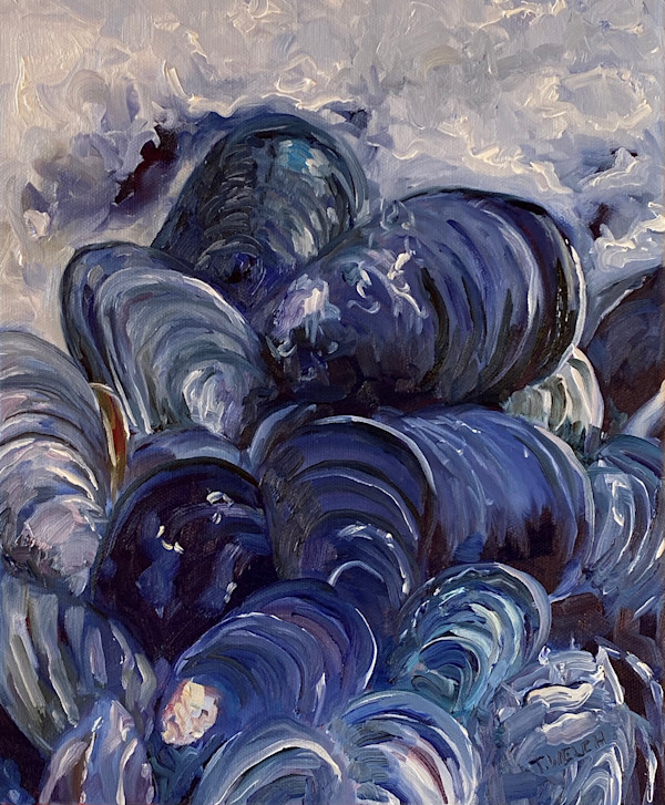 Mussels and Waves by Terrill Welch