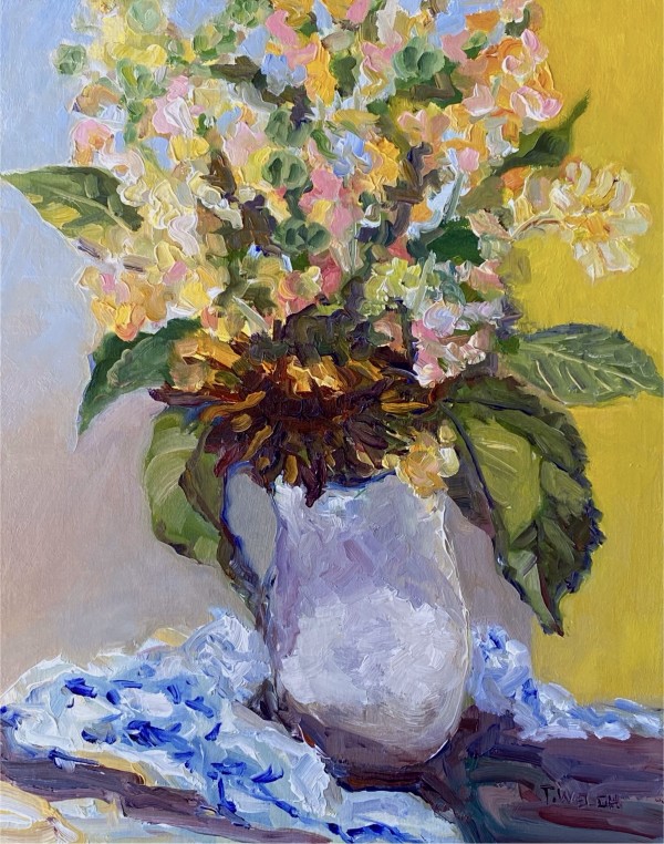 Dark Sunflowers and Company by Terrill Welch