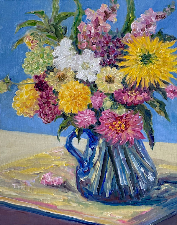 Early September Garden Flowers by Terrill Welch