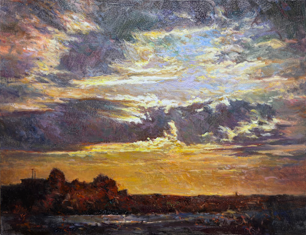 Alviso Sunset by Daniel Mundy