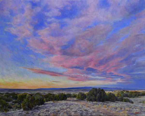 Bernalillo Overlook - at Sunset by Daniel Mundy