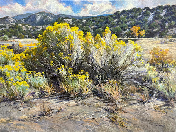 Fall  Chamisa Near Taos by Daniel Mundy