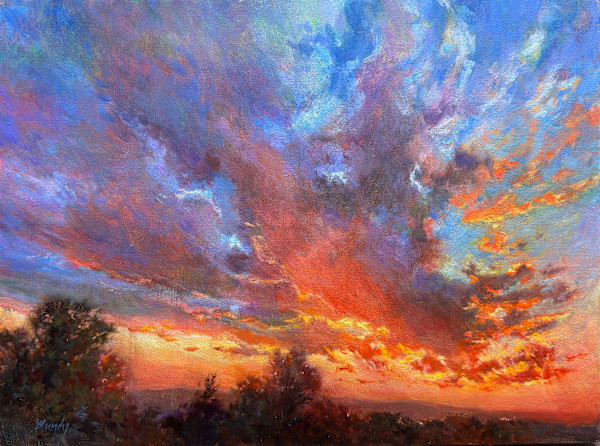 Monsoon Sunset Rising by Daniel Mundy