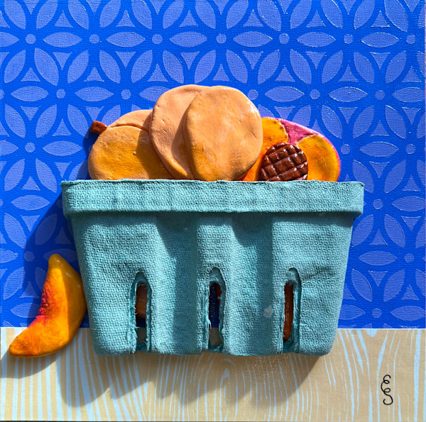 Pick a Peck of Pretty Peaches by Amanda Elaine Sadowski (Elaine Stephenson Art & Design, LLC)