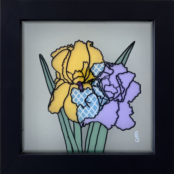 Iris Blooms II by Artsy Elaine (Amanda Elaine Sadowski)