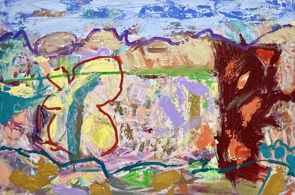 Funky Landscape by Beckie Laughlin