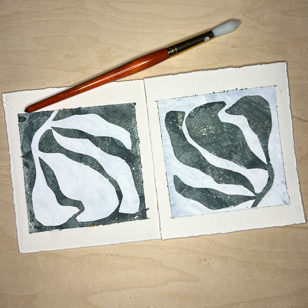 Currency (diptych) by Cynthia Berg
