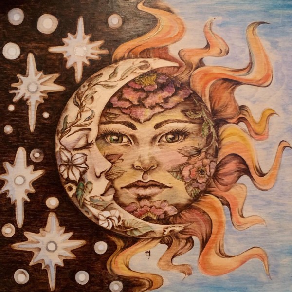 Celestial Faces by Madeline Hanlon