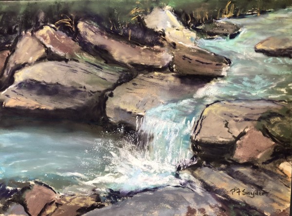 Splashing Brook by Peter F Snyder