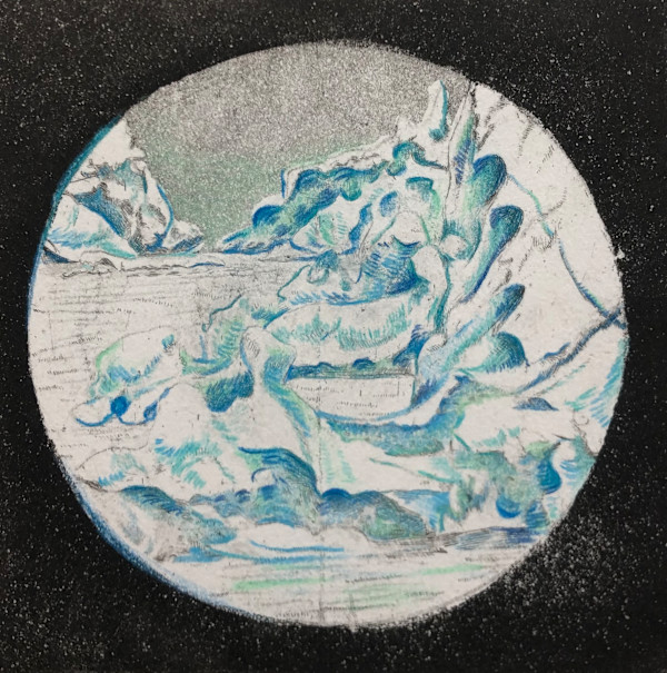 Binocular Shots (hand colored) #6 by Megan Broughton