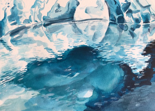 Underwater Iceberg V by Megan Broughton