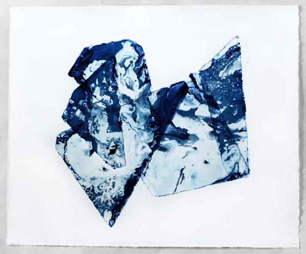 Svalbard 79.75° North: Pack Ice II State III, Shifting 4/10 by Megan Broughton