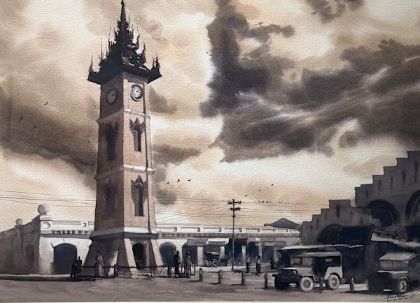 Zay Cho, Mandalay (2022) by Aung Htet Lwin